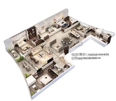 戶型圖圖片/戶型圖樣板圖 (3)