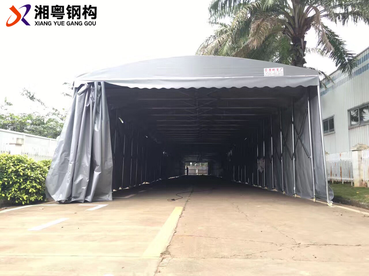 遮陽棚伸縮雨棚圖片/遮陽棚伸縮雨棚樣板圖 (2)