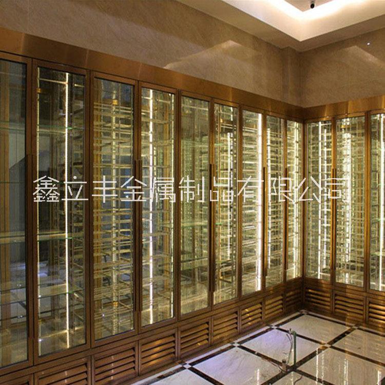 不銹鋼酒柜定制圖片/不銹鋼酒柜定制樣板圖 (4)