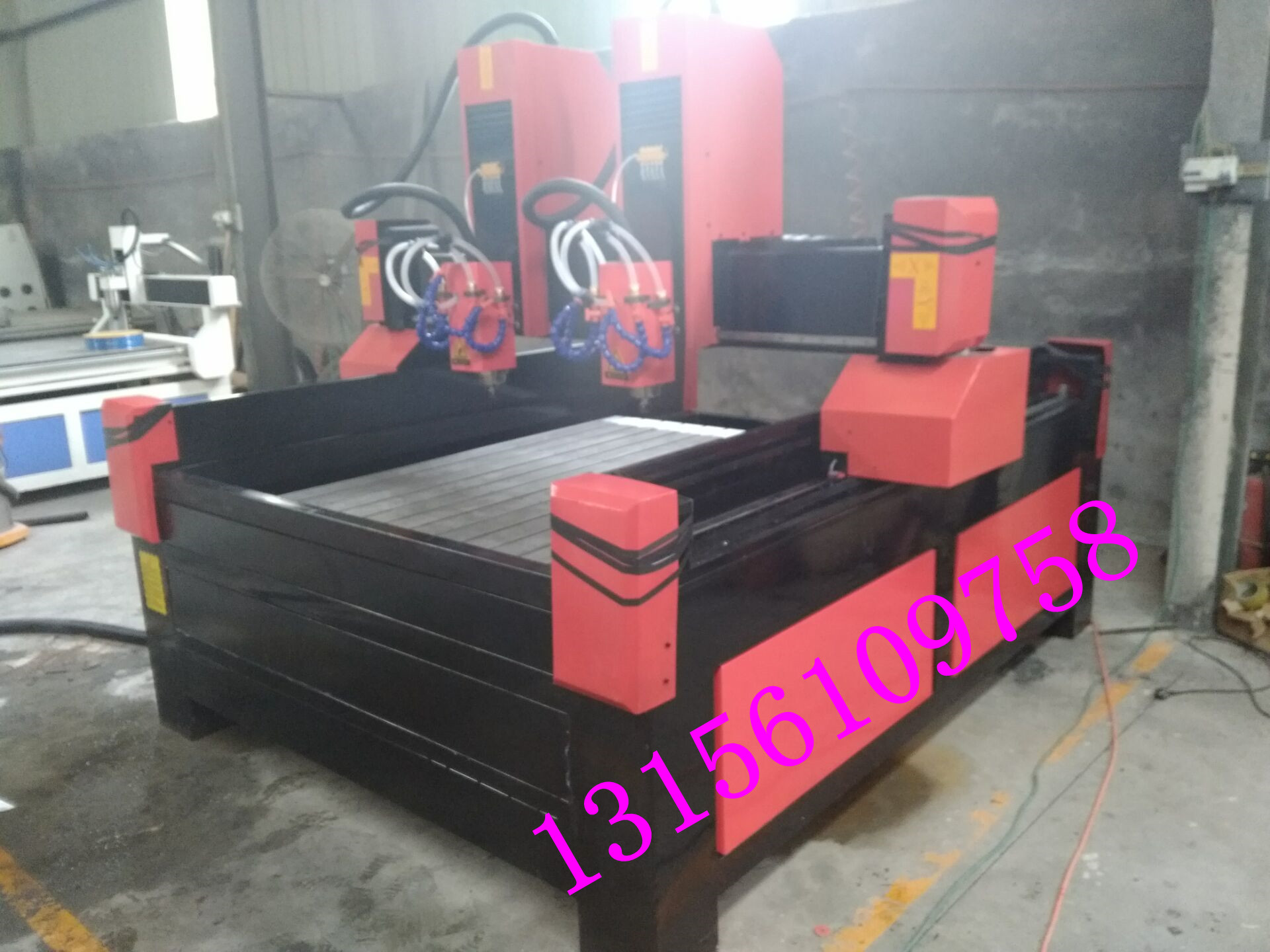 供應雙頭獨立龍門加高石材雕刻機市場價