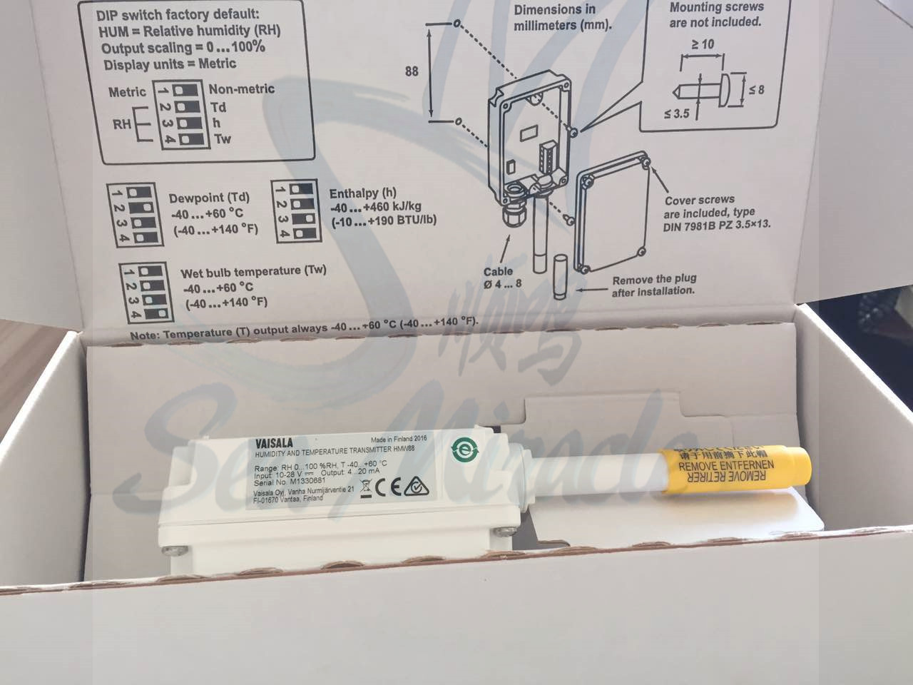 HMW92维萨拉 HMW92 进口空气温湿度变送器室内传感器4-20mA