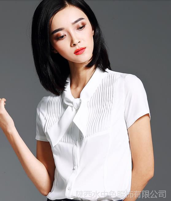 西安女裝 女款襯衫 短袖 工裝批圖片/西安女裝 女款襯衫 短袖 工裝批樣板圖 (2)