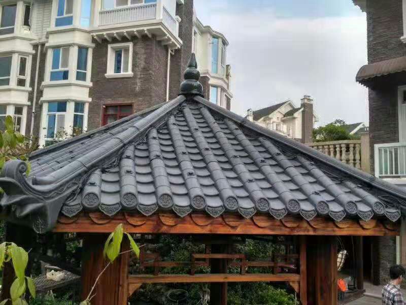 涼亭仿古裝飾一體瓦 輕質(zhì)屋面古建瓦廠家直銷(xiāo)成都