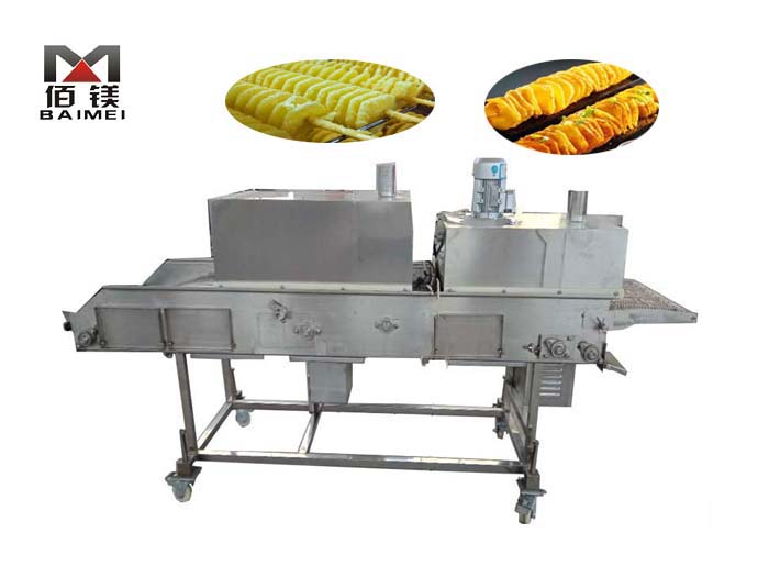 黃金薯塔上粉機圖片