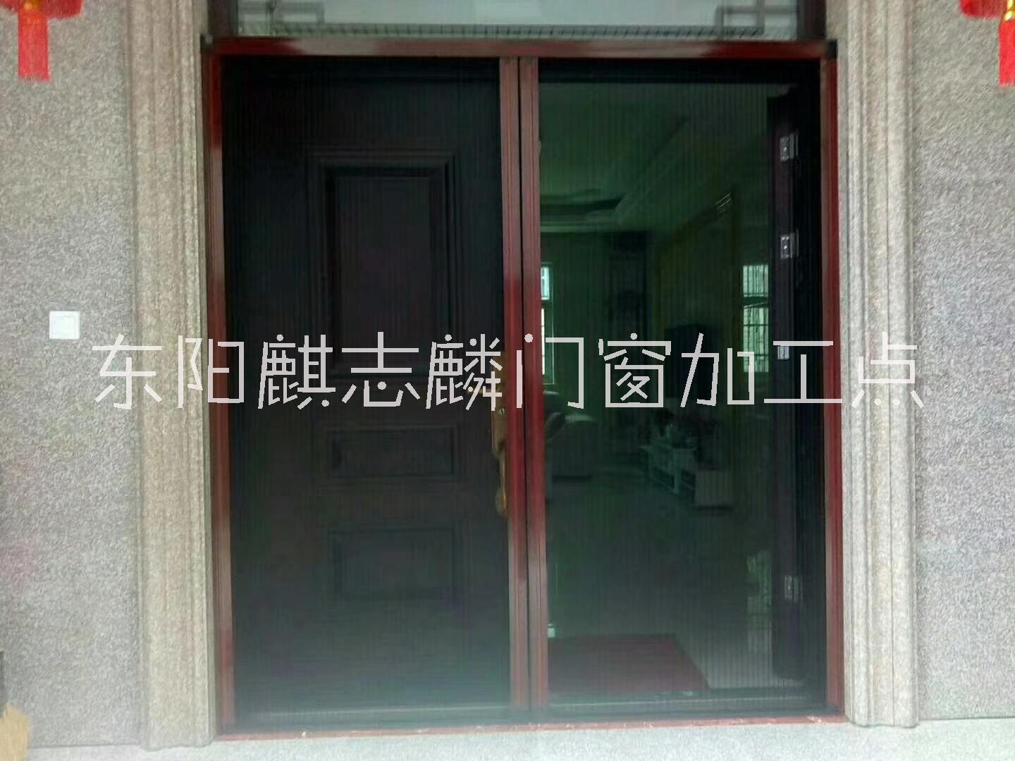 浙江金钢隐形纱门窗加工 东阳市麒麟门窗图片