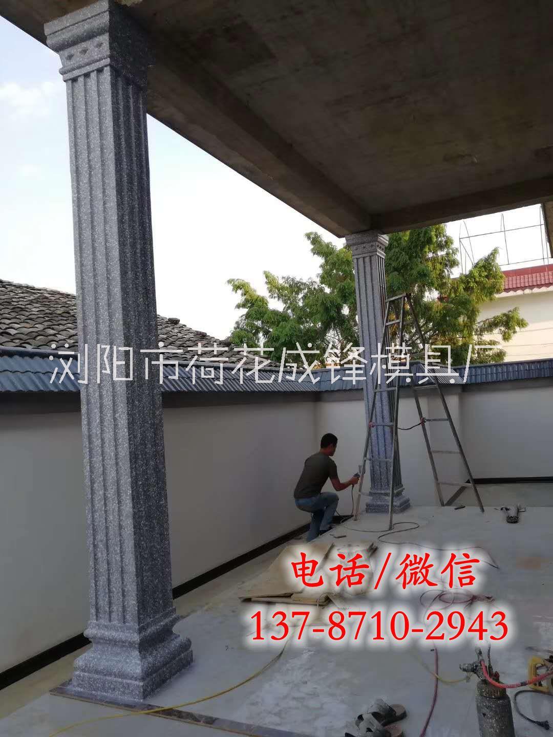 云南省曲靖羅平縣現(xiàn)澆羅馬柱模具圖片