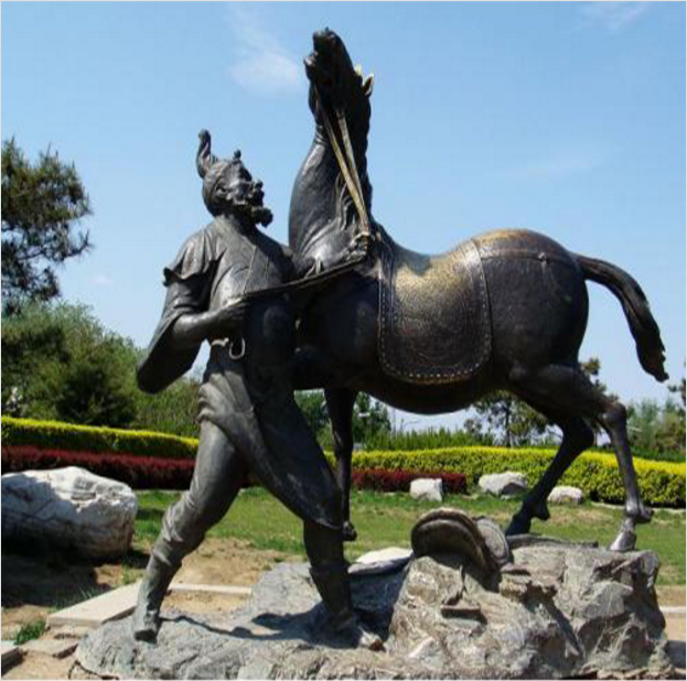 人物鑄銅雕塑景觀圖片/人物鑄銅雕塑景觀樣板圖 (3)