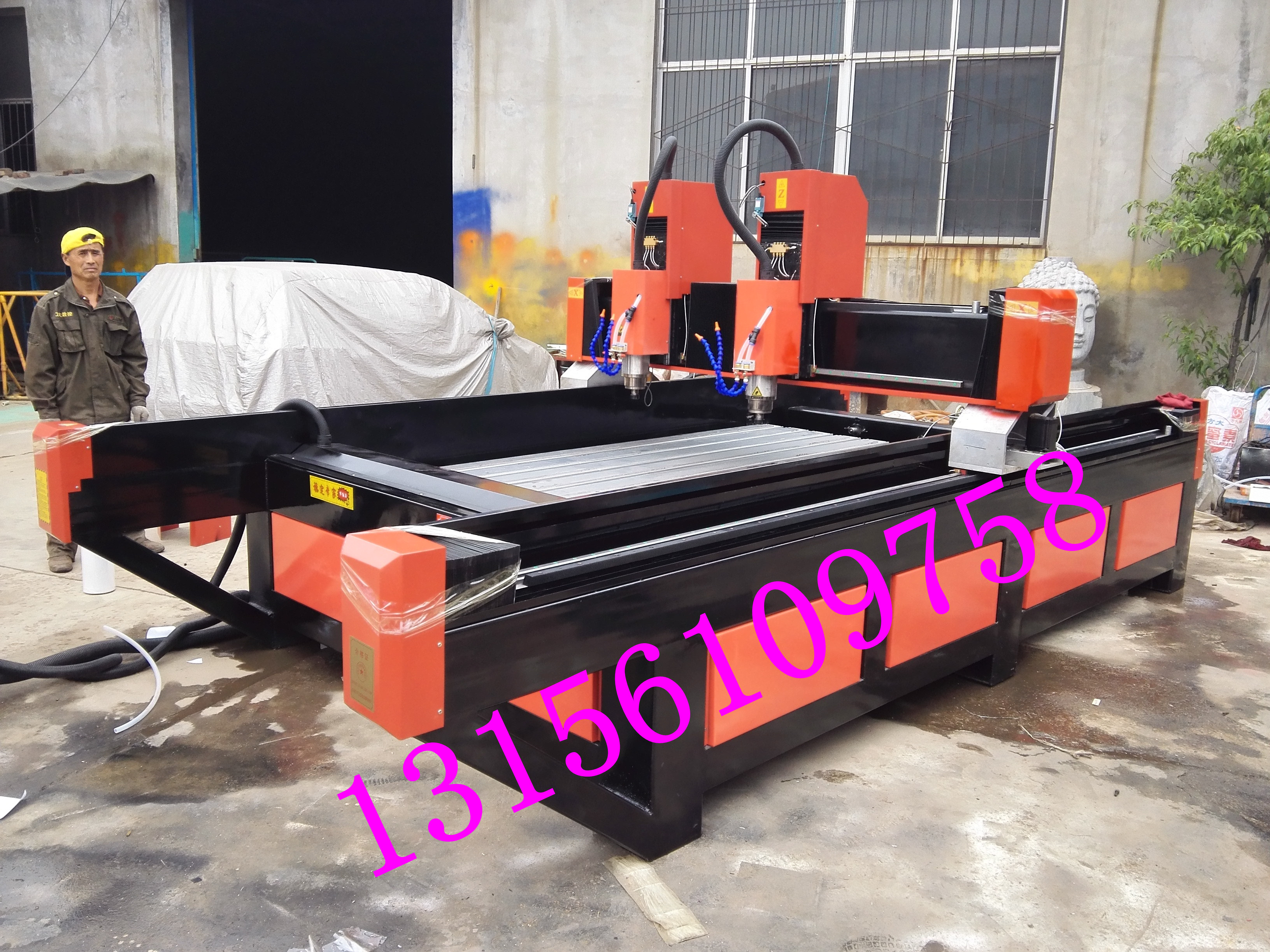 促銷多頭石材欄板雕刻機(jī)廠家直銷圖片/促銷多頭石材欄板雕刻機(jī)廠家直銷樣板圖 (1)