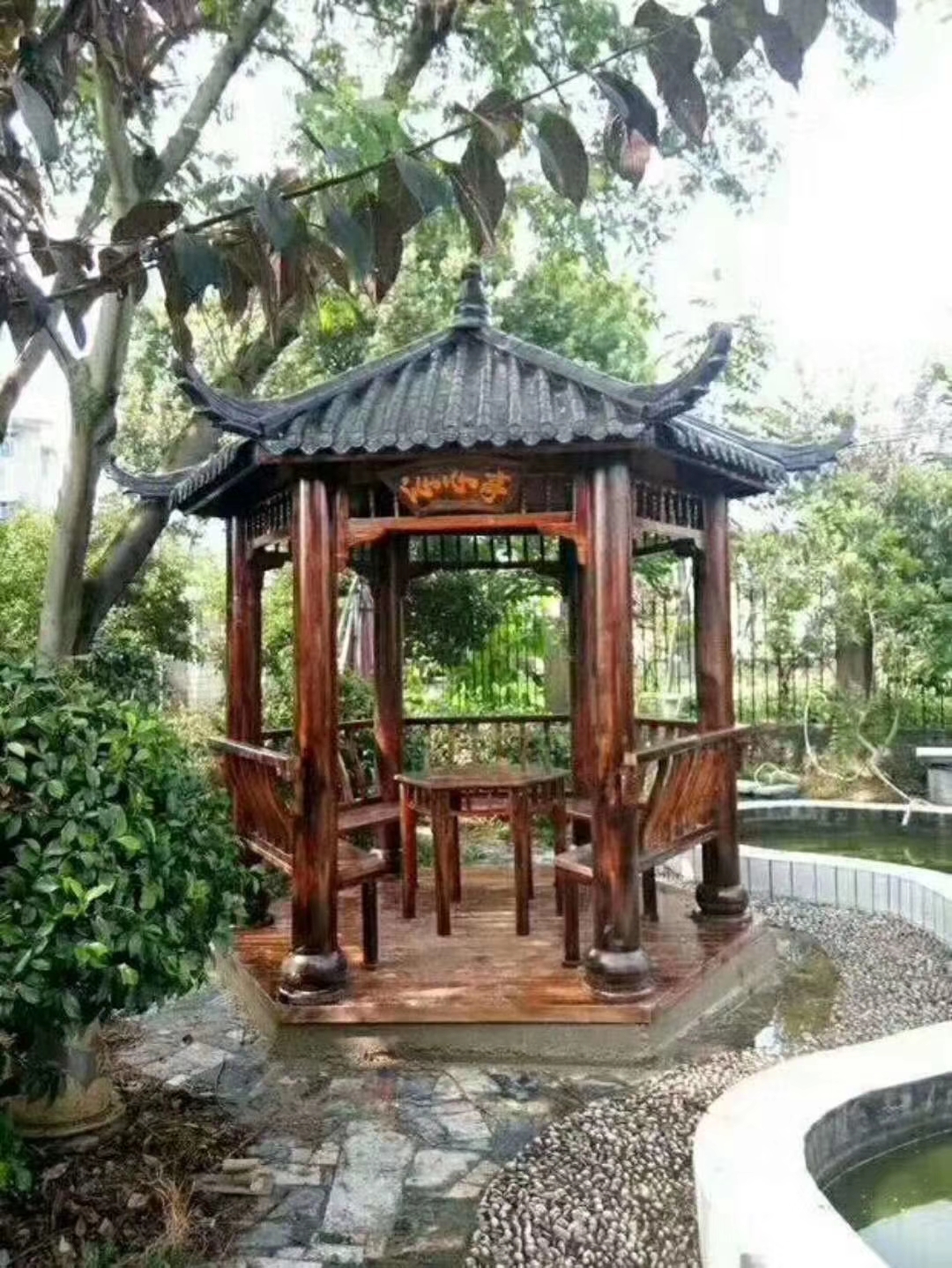 六角涼亭圖片/六角涼亭樣板圖 (3)
