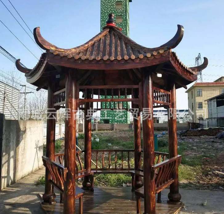 庭院木制涼亭圖片/庭院木制涼亭樣板圖 (4)
