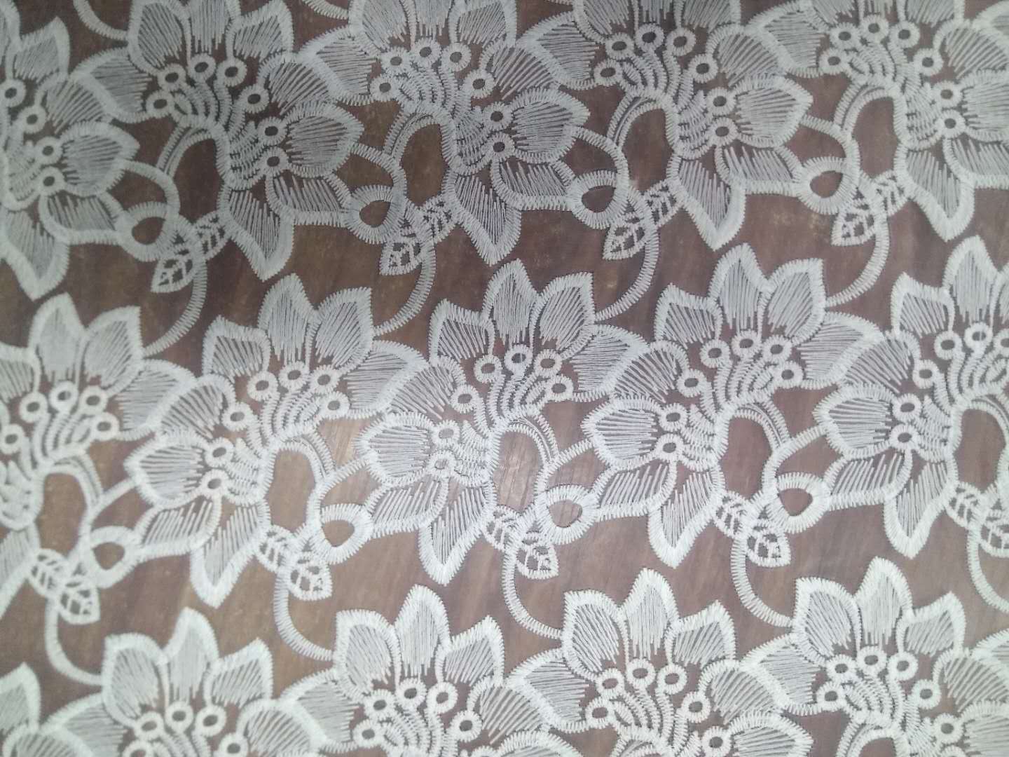 歐根紗牛奶絲網(wǎng)布繡花花邊面料圖片/歐根紗牛奶絲網(wǎng)布繡花花邊面料樣板圖 (3)