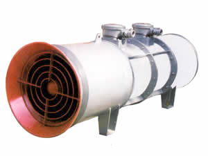 SDF(A)隧道施工專用軸流風機圖片