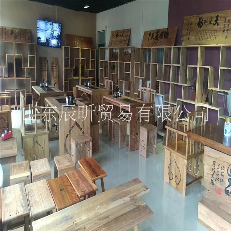 老榆木茶桌圖片/老榆木茶桌樣板圖 (1)