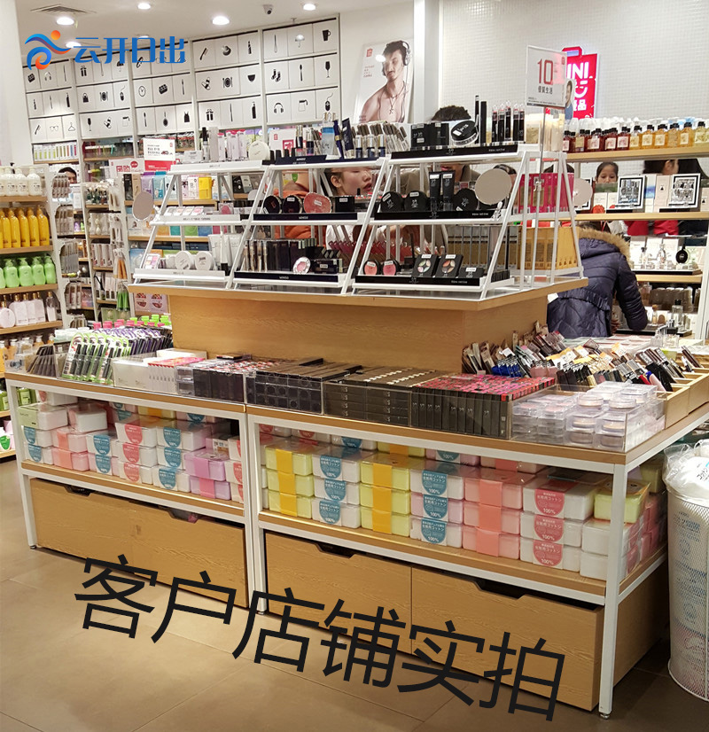 百货商店展示架 货架展示架定制 精品店货架 广州山月货架有限公司图片