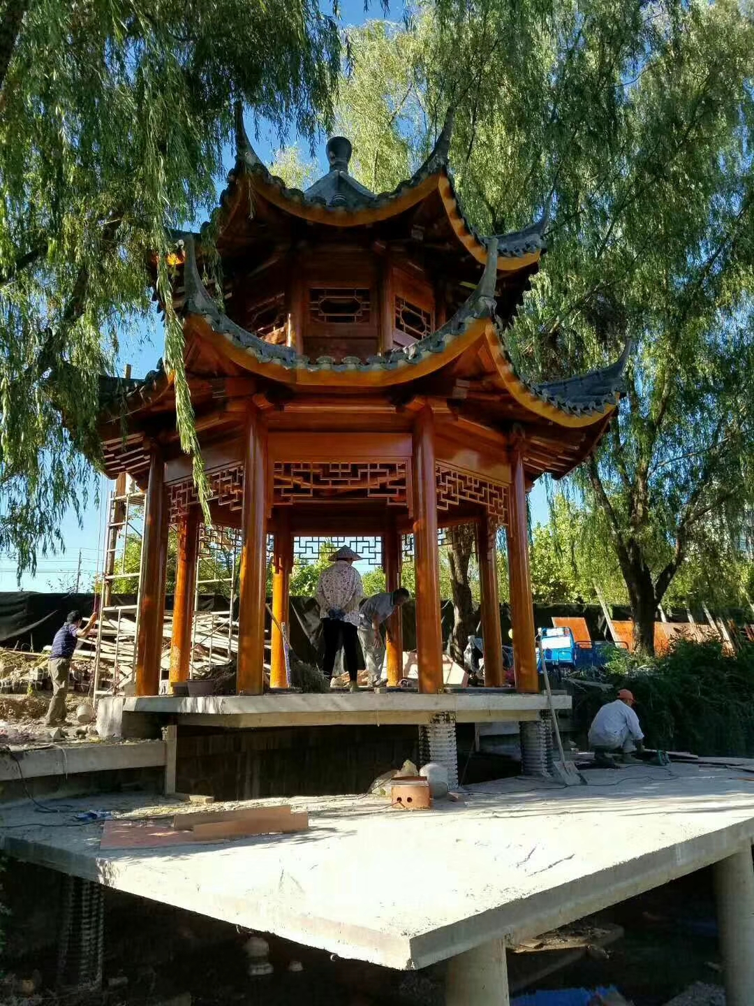 仿古涼亭設(shè)計 古建涼亭廠家圖片
