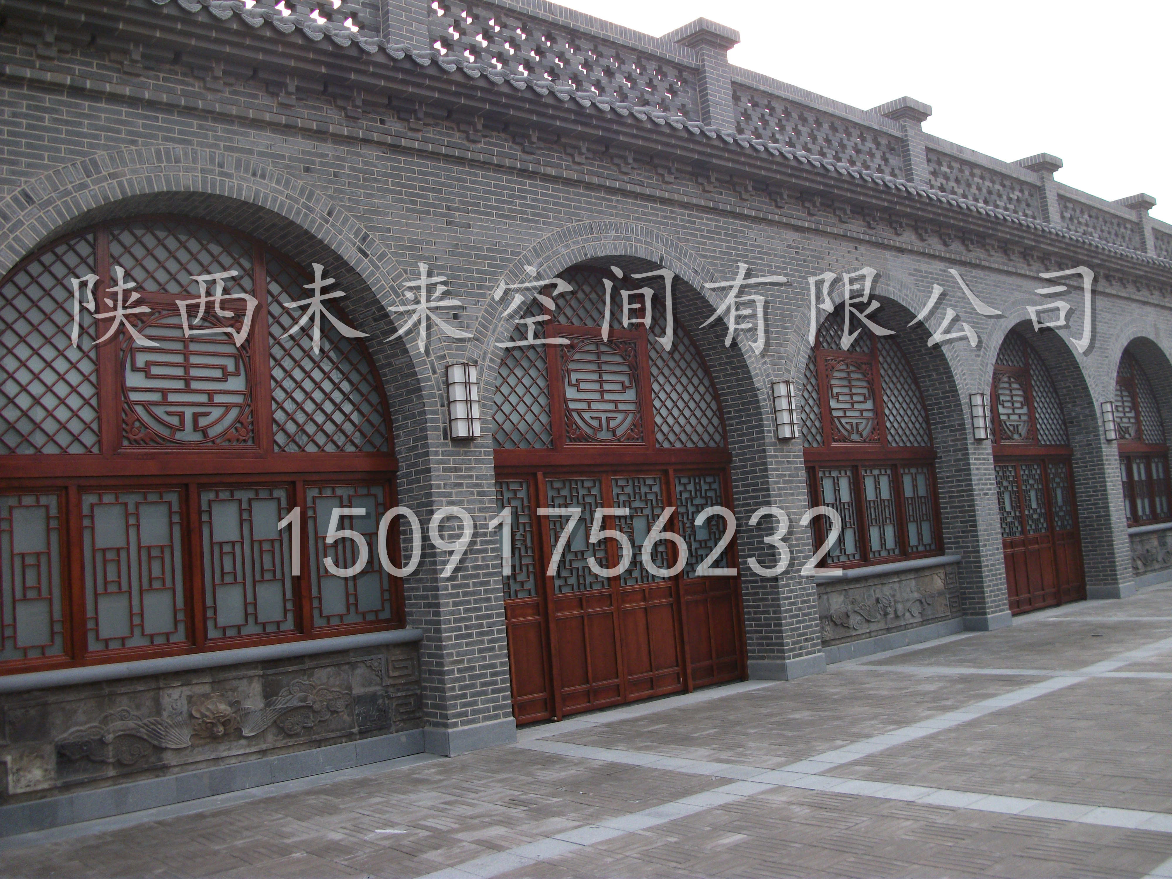 實木門窗圖片/實木門窗樣板圖 (2)