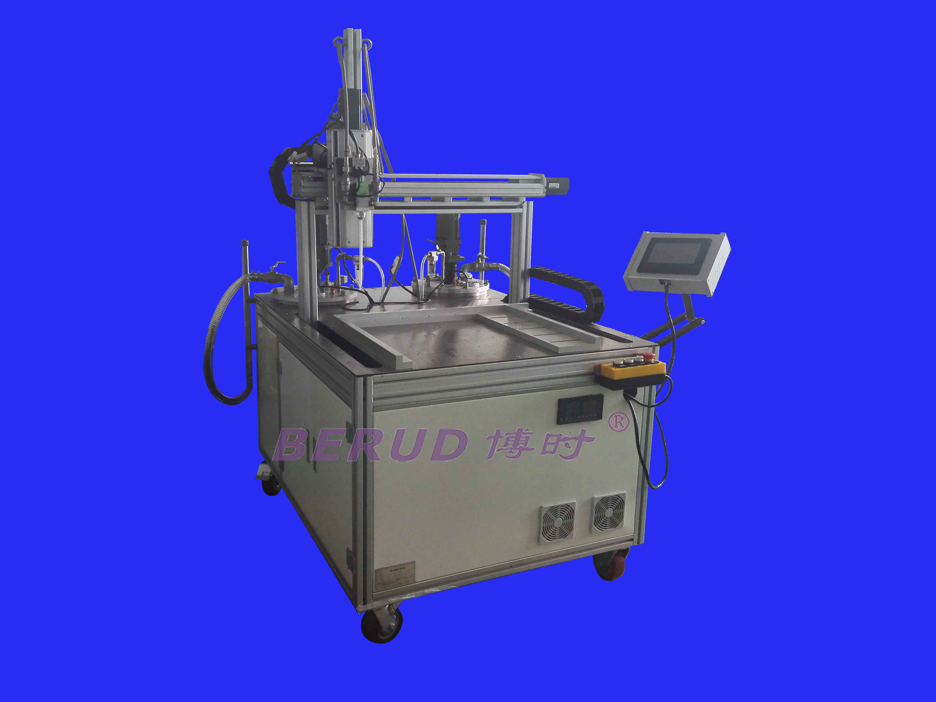 真空全自動(dòng)雙液灌膠設(shè)備圖片/真空全自動(dòng)雙液灌膠設(shè)備樣板圖 (4)