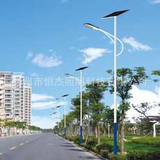 太陽能雙臂路燈圖片