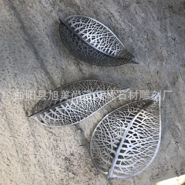 不銹鋼樹葉雕塑圖片/不銹鋼樹葉雕塑樣板圖 (4)