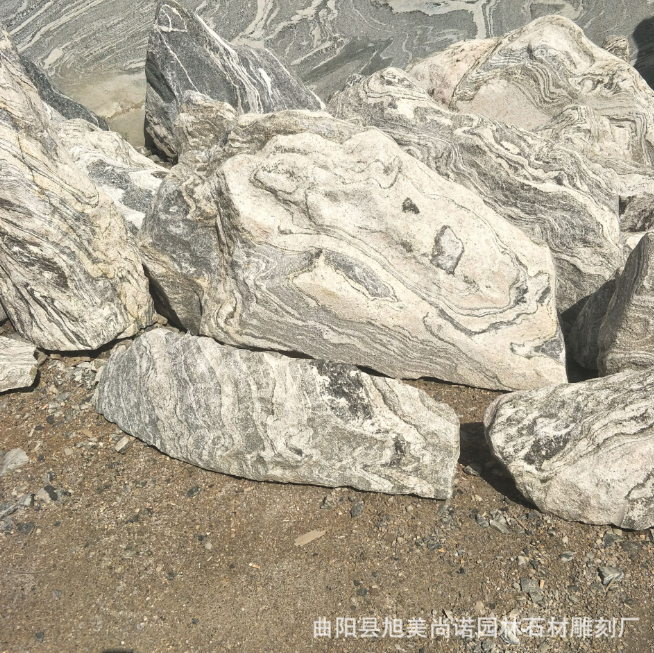 石雕雪浪景觀石圖片