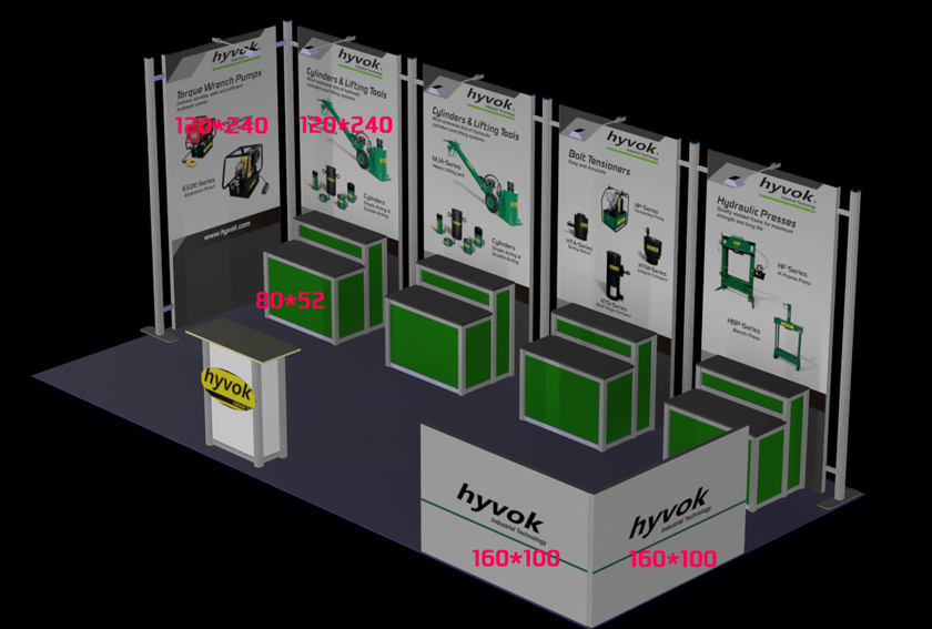 出國展覽展會(huì)布展展架 輕便重復(fù)使用背景架 折疊式背景板