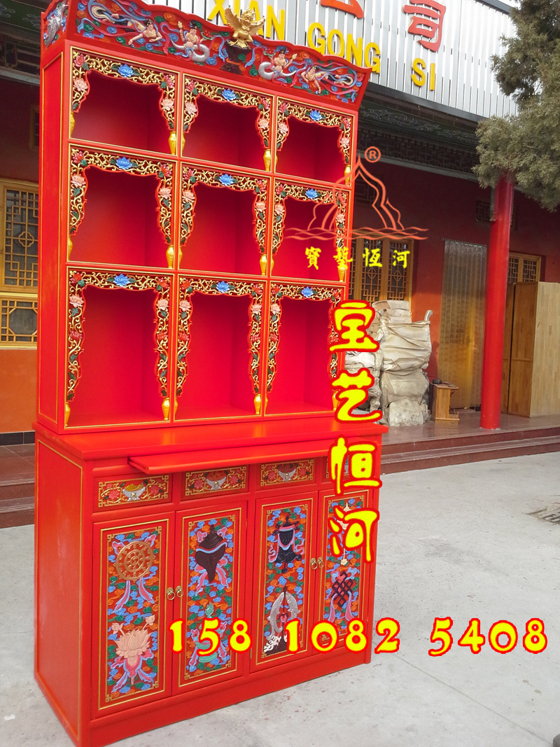 三層佛臺佛柜圖片/三層佛臺佛柜樣板圖 (4)