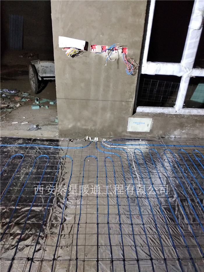 陜北窯洞電地暖安裝圖片