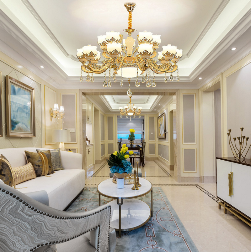 水晶客廳吊燈圖片/水晶客廳吊燈樣板圖 (3)