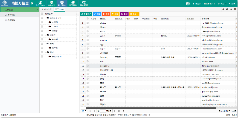 ERP管理系统图片