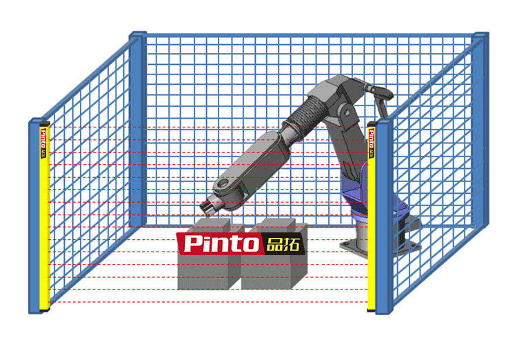 安全光栅之机器人领域应用图片