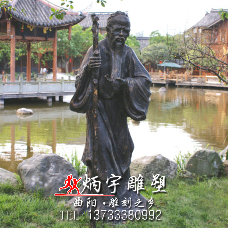 名人肖像雕塑人物鑄銅雕塑廠家圖片