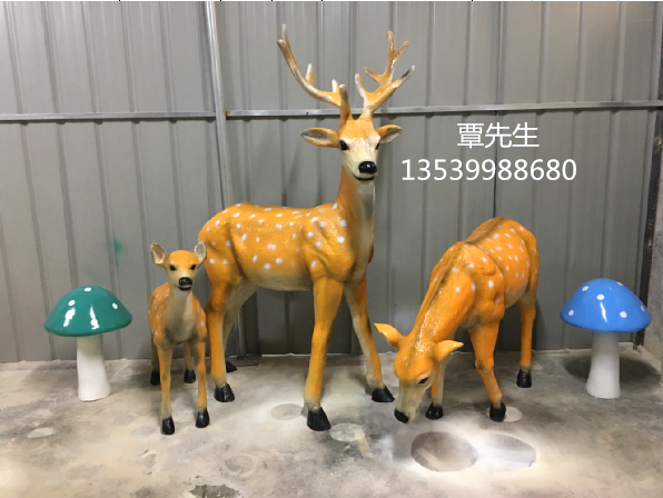 玻璃鋼景觀鹿圖片/玻璃鋼景觀鹿樣板圖 (3)