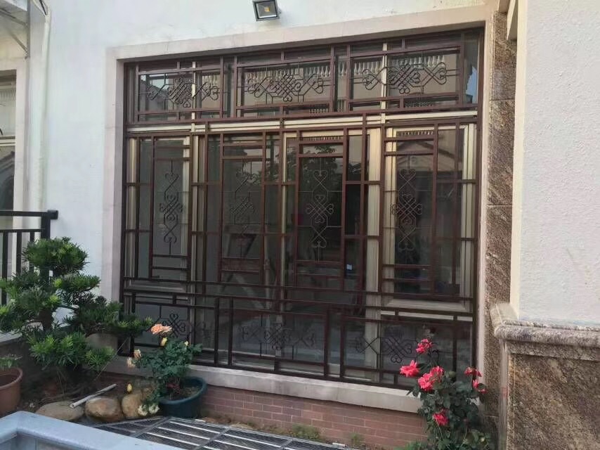 金剛防盜網(wǎng)防蚊焊接鋁藝窗花防盜窗圖片