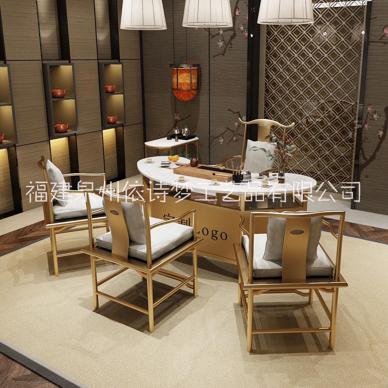 大理石茶桌圖片/大理石茶桌樣板圖 (2)