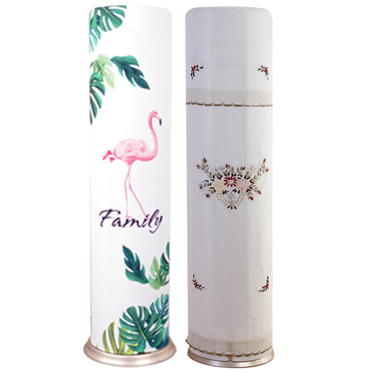 空調罩圓柱立式簡約開機不取繡花圖片/空調罩圓柱立式簡約開機不取繡花樣板圖 (2)