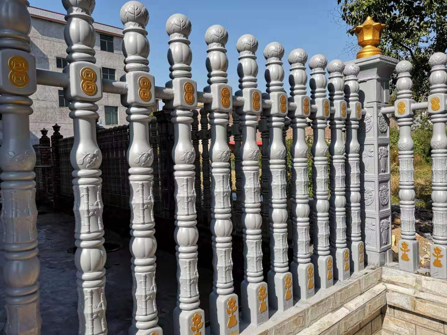 水泥藝術圍欄圖片/水泥藝術圍欄樣板圖 (4)