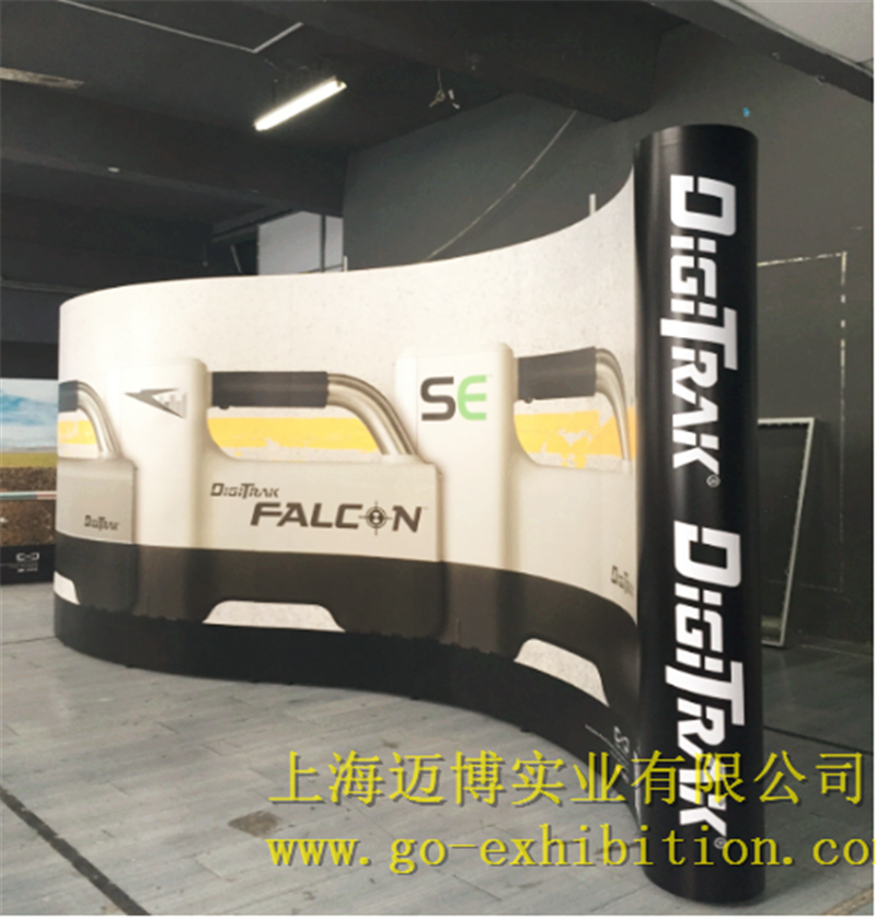 弧形拉網(wǎng)展架圖片/弧形拉網(wǎng)展架樣板圖 (1)
