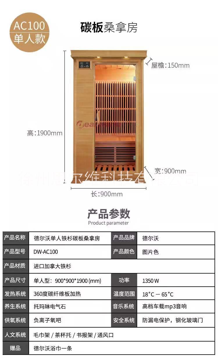 鐵杉碳板汗蒸房圖片/鐵杉碳板汗蒸房樣板圖 (1)