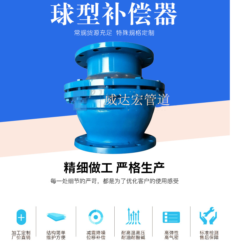 球形補(bǔ)償器圖片/球形補(bǔ)償器樣板圖 (4)