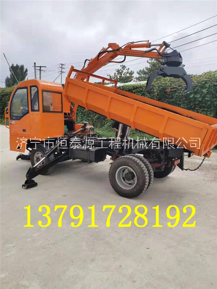 四不像隨車挖抓木機(jī)圖片