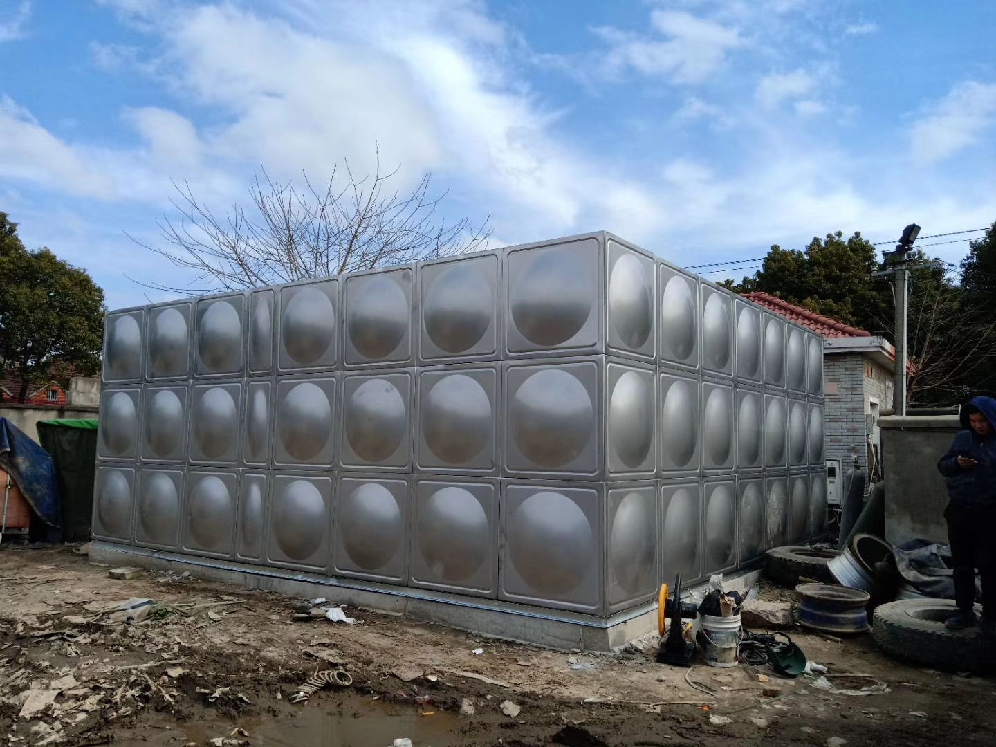 不銹鋼消防水箱圖片/不銹鋼消防水箱樣板圖 (3)