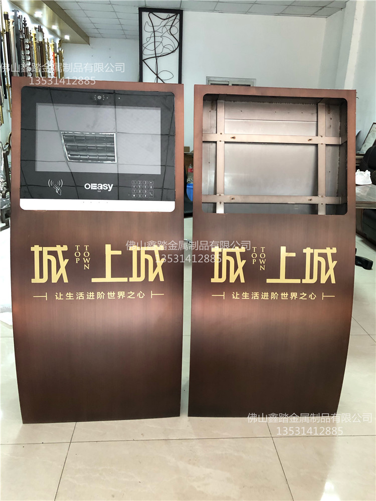 不銹鋼門口機(jī)立柱圖片/不銹鋼門口機(jī)立柱樣板圖 (4)