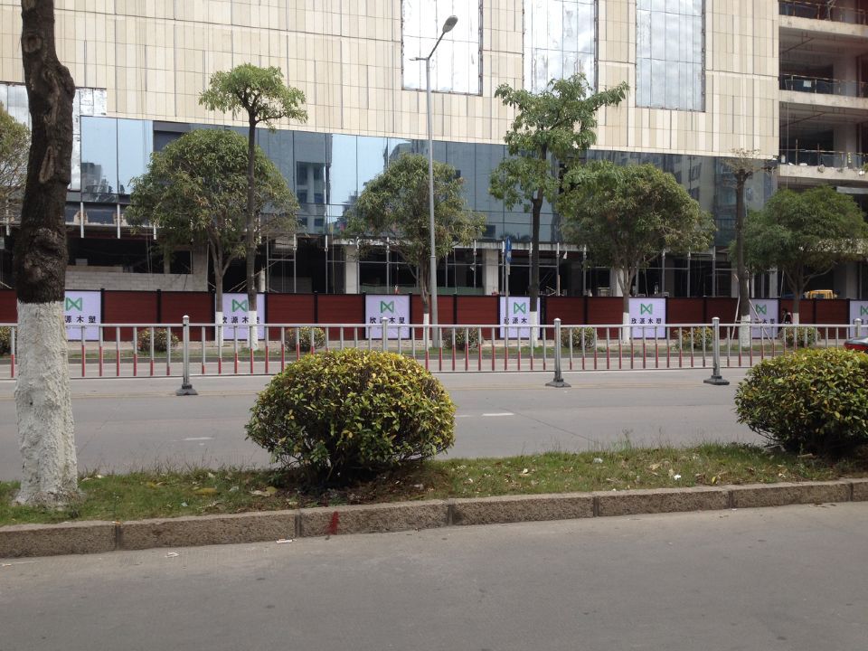 木塑圍擋圖片/木塑圍擋樣板圖 (1)