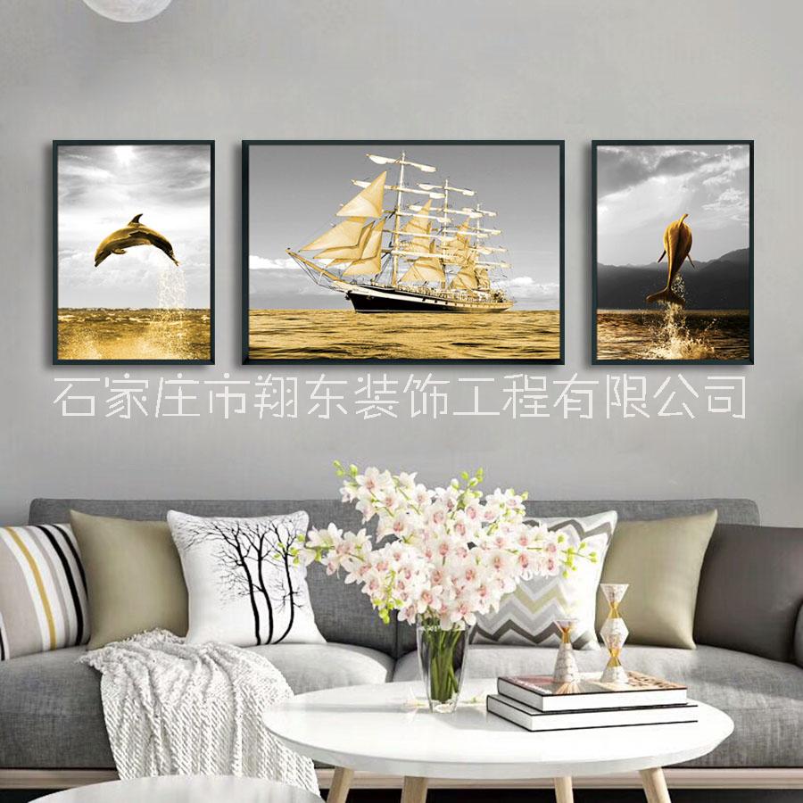 沙發(fā)裝飾畫圖片/沙發(fā)裝飾畫樣板圖 (2)