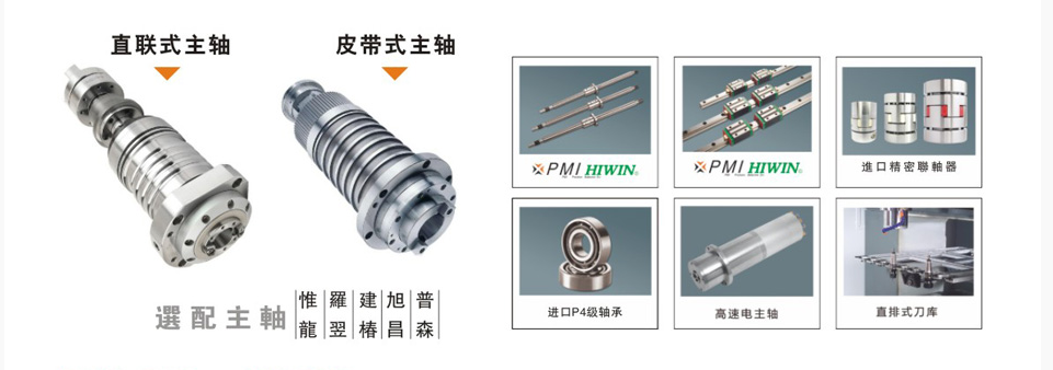 機床配件系列的选择图片