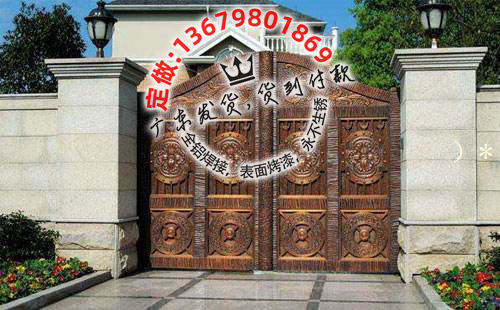 別墅大門歐式風(fēng)格現(xiàn)代大門圖片/別墅大門歐式風(fēng)格現(xiàn)代大門樣板圖 (4)