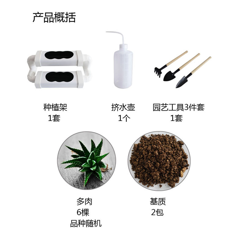 多肉基質(zhì)種植架小鮮肉圖片/多肉基質(zhì)種植架小鮮肉樣板圖 (2)