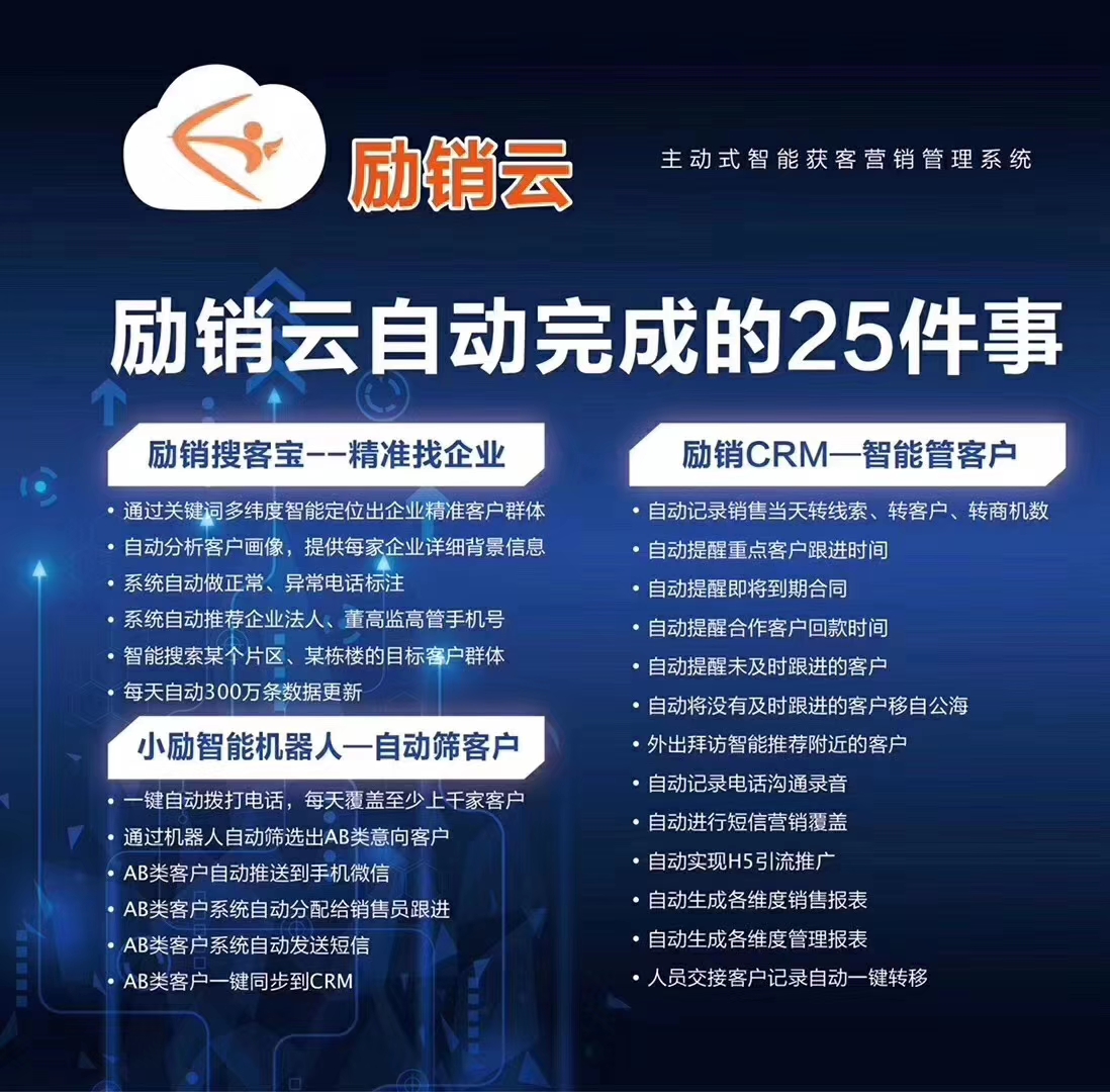 武汉市励销CRM主动式获客销售关系管理厂家​励销CRM和爱客CRM客户关系管理系统具体有什么功能 励销CRM主动式获客销售关系管理
