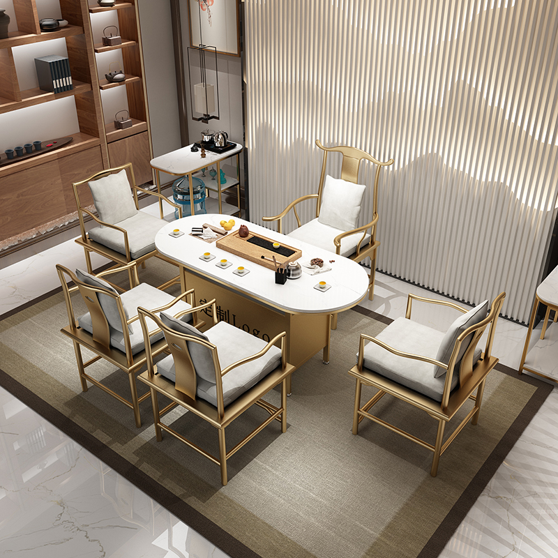 大理石茶桌圖片/大理石茶桌樣板圖 (3)