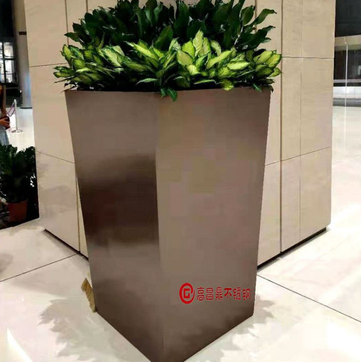 不銹鋼花盆圖片/不銹鋼花盆樣板圖 (1)